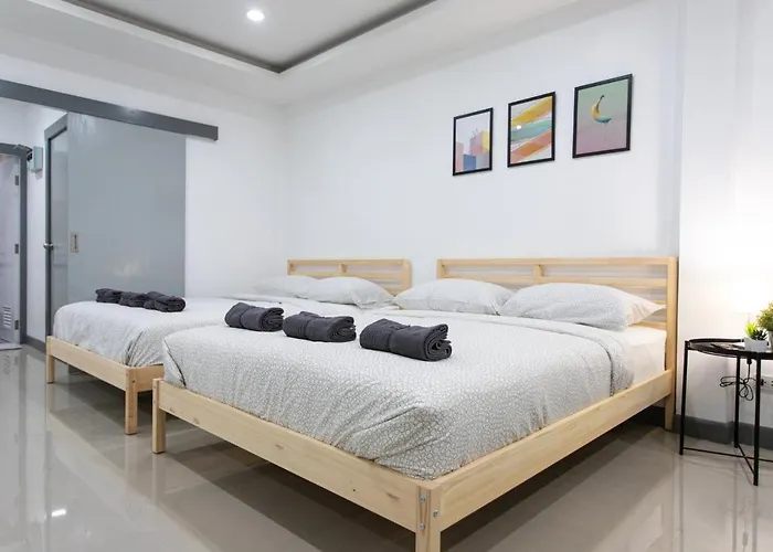 P3 Silom Large 2Beds Full Kitchen Wifi 4-6Pax